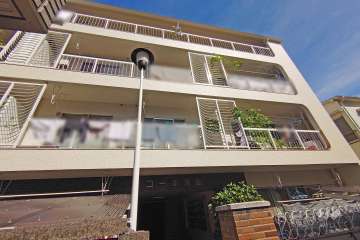 コーポ滝島の外観（南東側から）