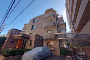 ユニーブル広尾の外観（北西側から）