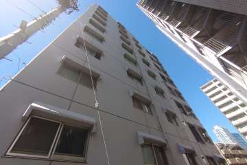 豊栄新都心マンションの外観（南側から）