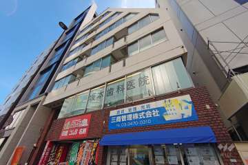 ストーク千駄ヶ谷清和の外観（北東側から）