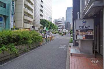 敷地南東側前面道路は「葵通り」と呼ばれ、かつて玉川上水が流れていた名残の「葵橋跡」があります。