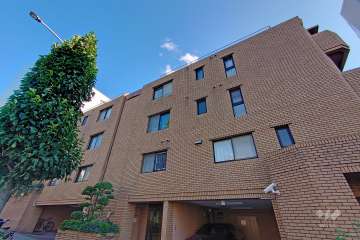 ハイネス代々木上原の外観（北西側から）