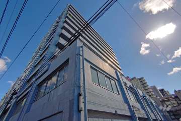 初台ハイツの外観（北側から）