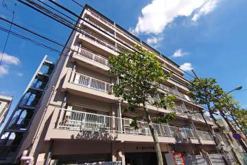 パールハイツ幡ヶ谷の外観（南西側から）