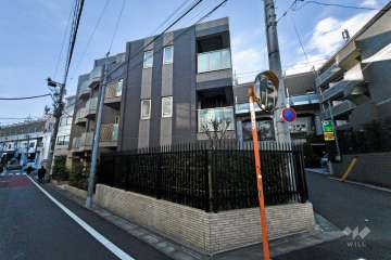 ルジェンテ代々木上原の外観（北西側から）
