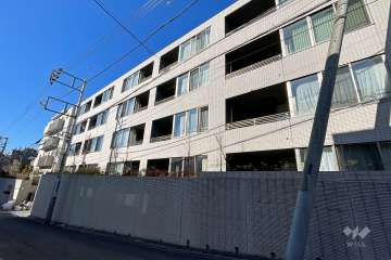 オープンレジデンシア広尾１の外観（北東側から）