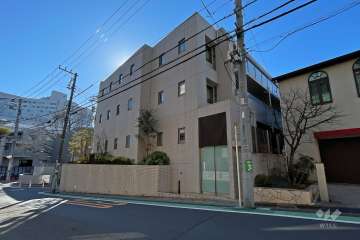 オープンレジデンシア広尾１の外観（北西側から）