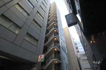 プレミスト渋谷宮益坂の外観(北東側から)