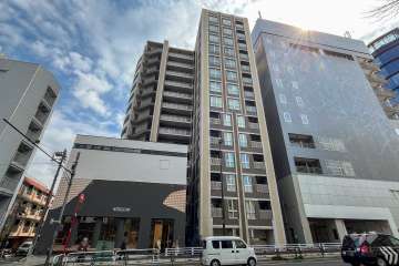 クレヴィア原宿の外観（西側から）