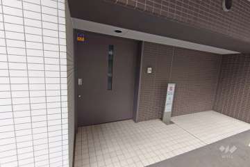 駐輪場の出入り口