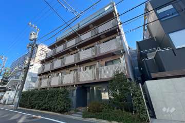 スカイコート渋谷北参道の外観（南西側から）