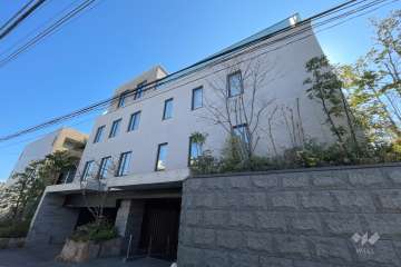 グランドメゾン上原レジデンスの外観（北西側から）