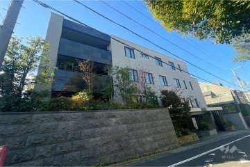 グランドメゾン上原コートの外観（北東側から）