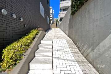 敷地東側の側道