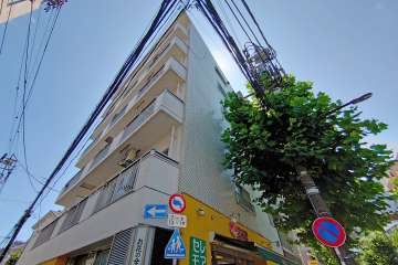 『フラワーマンション（渋谷区）』の外観（北東側から）