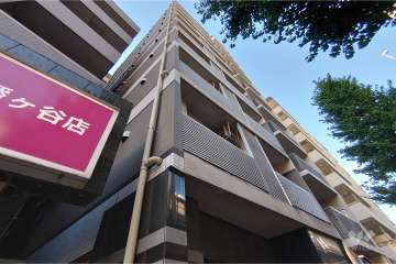メビウス渋谷幡ヶ谷の外観（南西側から）