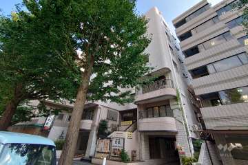 エクレール千駄ヶ谷の外観（北西側から）