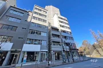 プレミアムキューブジー渋谷神南の外観（南東側から）