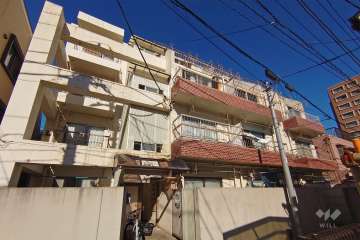 三喜マンションの外観（北西側から）