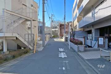 敷地南西側道路