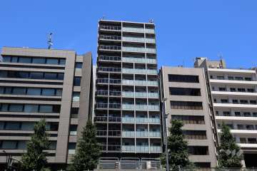 ガーラプレシャス渋谷六本木通りの外観（南側から）