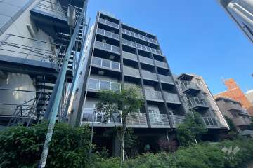 アクサス代々木公園の外観（北東側から）