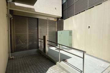 駐輪場の出入り口