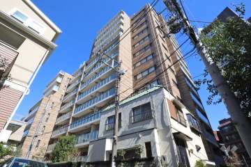 ブランズ渋谷常盤松の外観(南西側から)