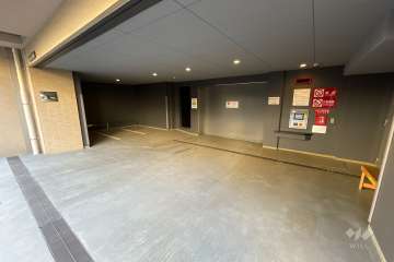 駐車場の出入り口