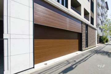 駐車場の出入り口