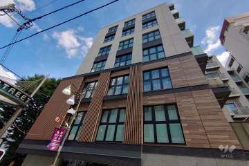 パークリュクス渋谷西原の外観（南東側から）