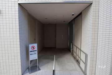 駐輪場の出入り口