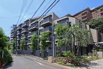 オープンレジデンシアザハウスサウスコートの外観（北東側から）