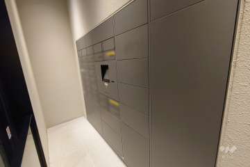 共用ポストと宅配ボックス