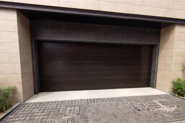 駐車場の出入り口