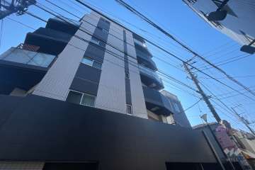 アクサス渋谷笹塚の外観(北東側から)