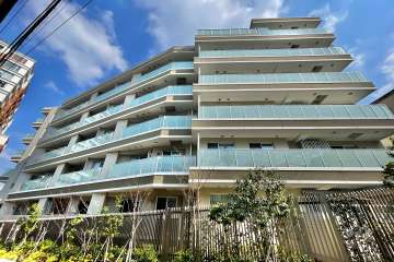 ザ・パークハウス恵比寿南の外観（南西側から）