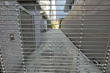 駐車場の出入り口