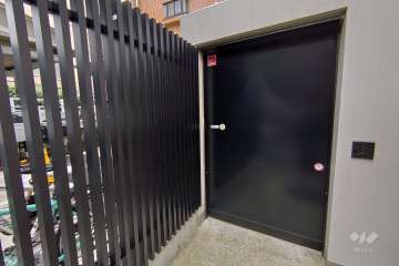 駐輪場の出入り口