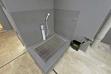 ペットの足洗い場