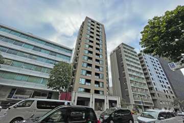 サンウッド広尾の外観（南東側から）