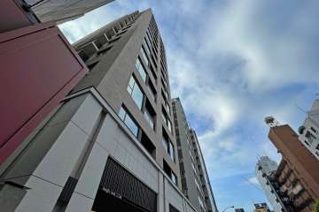 サンウッド広尾の外観（南東側から）