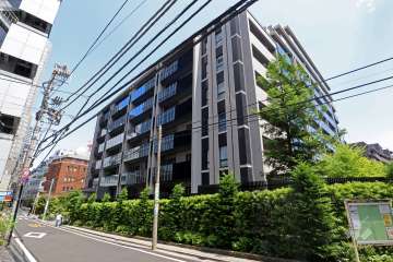 ザ・パークハウス渋谷南平台の外観(北西側から)