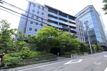 ザ・パークハウス渋谷南平台の外観(南東側から)