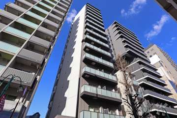 ジェノヴィア渋谷笹塚スカイガーデンの外観（南西側から）