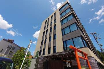 ブランズ代々木参宮橋の外観（南西側から）