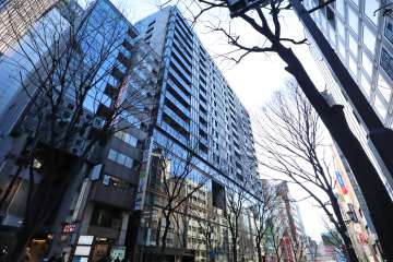 宮益坂ビルディングザ渋谷レジデンスの外観(北東側から)