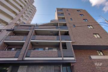 クレヴィア渋谷富ヶ谷の外観（北側から）