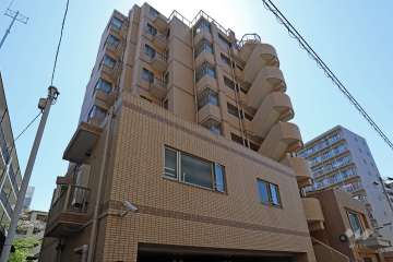 ガーデンホーム東品川海上公園の外観（北東側から）