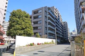 クレッセント品川の外観(南西側から)